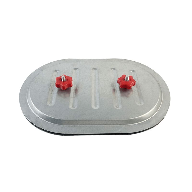 Pintu Akses Oval Baja Galvanis Saluran Udara SS-CA