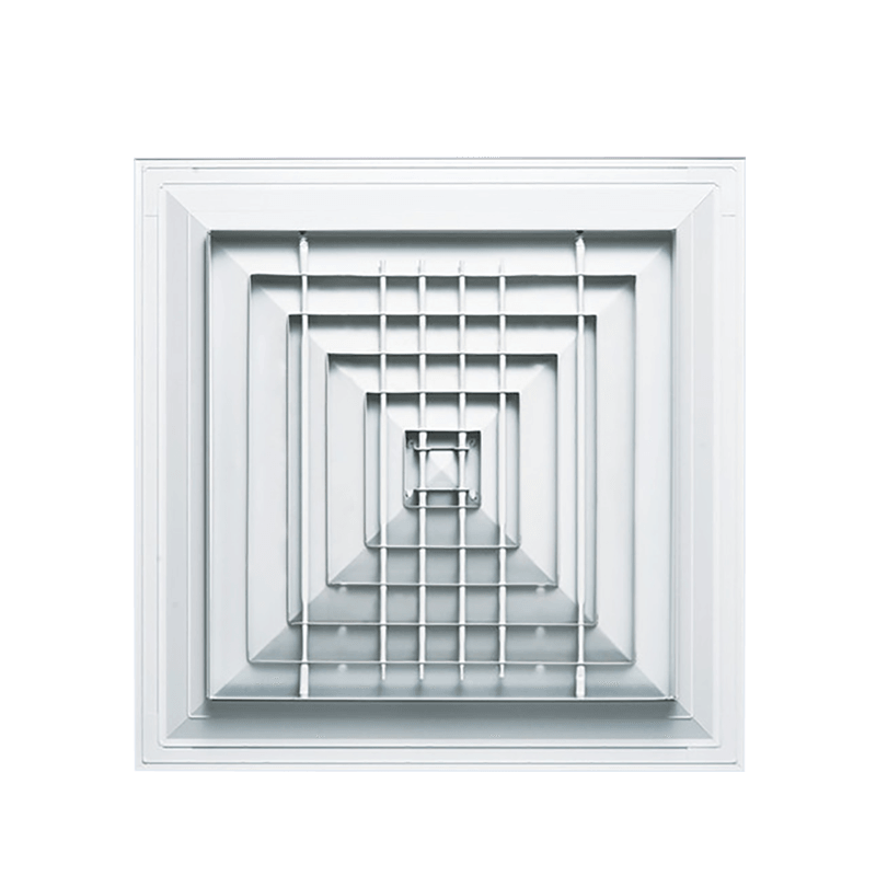 Saluran keluar udara multi-daun cocok untuk dipasang di lorong atau ruang pra-perawatan tahan asap